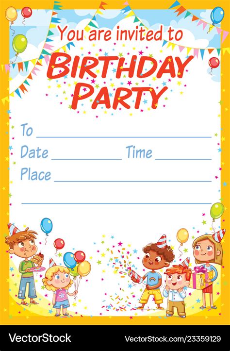 Invitation Card Design For Birthday Party - Image to u