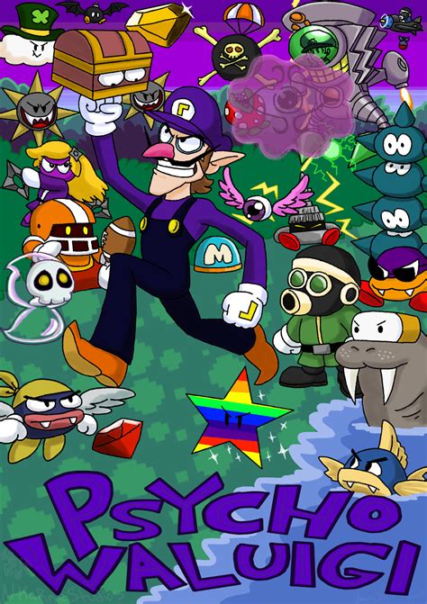 Psycho Waluigi by burntbeebs on DeviantArt