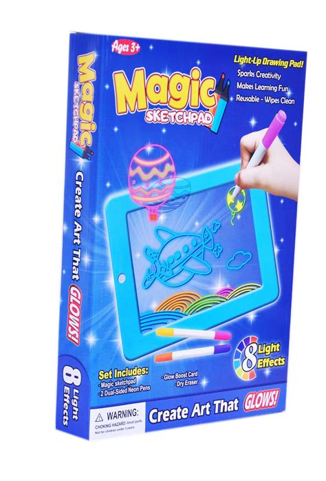 Magic Pad Light Up Drawing Board Set | 3afrottotoys