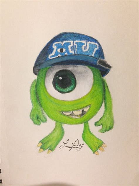 Baby Mike Wazowski Drawing at GetDrawings | Free download