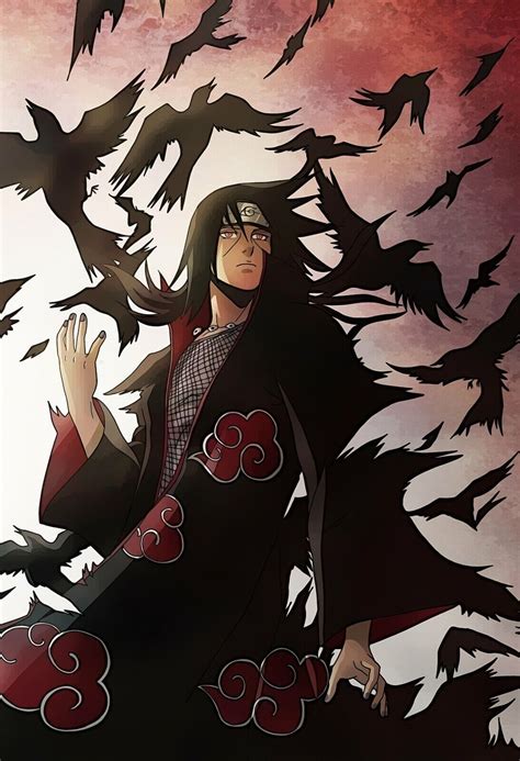 Itachi Uchiha Framed Poster Original Art Anime Naruto | NEW USA | eBay