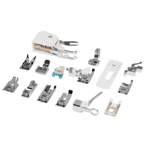 15Pcs Presser Foot for Brother Janome Singer Multifunctional Sewing ...