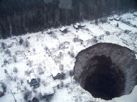 The Gates Of Hell Just Opened In Russia With This Massive Sinkhole ...