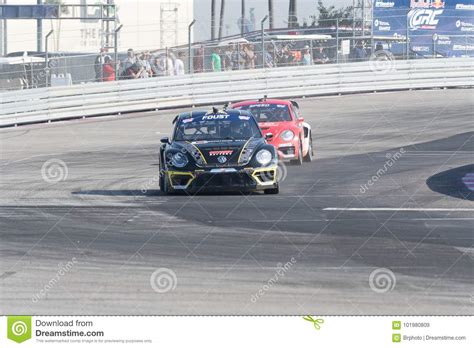 Rallycross Drivers Competing during the Red Bull GRC Editorial Stock ...