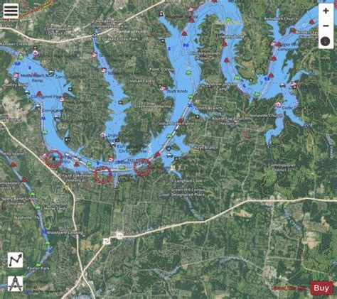 Cumberland River section 11_531_802 Fishing Map | Nautical Charts App