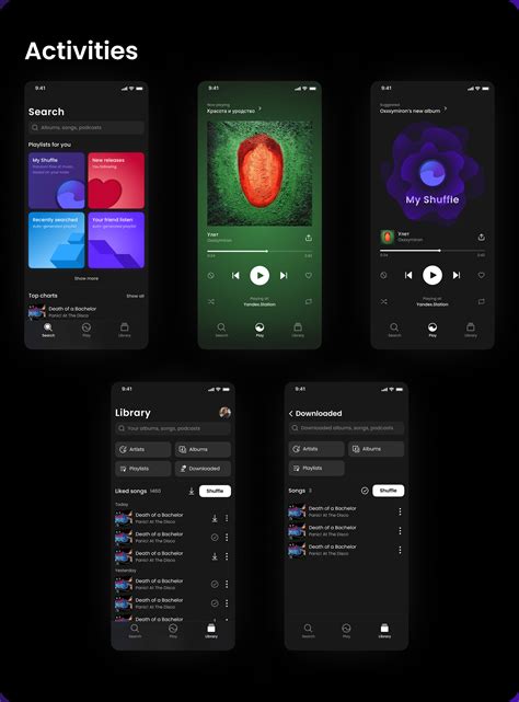 Shuffle - Music App Concept on Behance