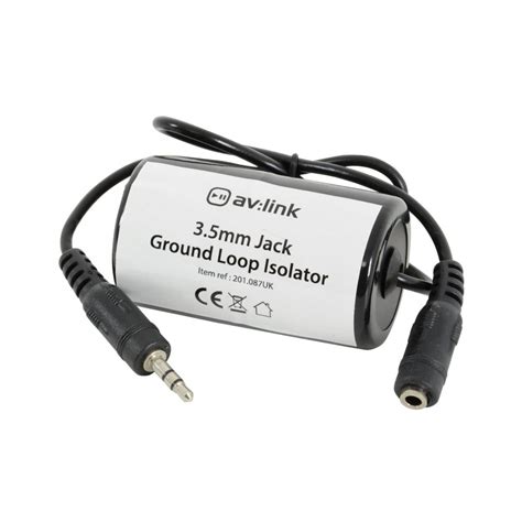 QTX QTX 3.5mm JACK GROUND LOOP ISOLATOR - Consumables & Cables from Phase One UK