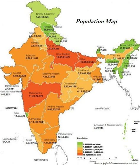 Indian Population Map