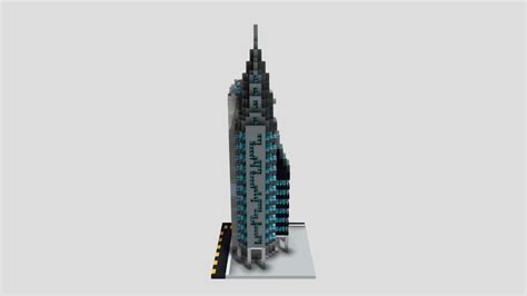 Cyberpunk skyscraper - 3D model by gmaster0o0 [34cf602] - Sketchfab