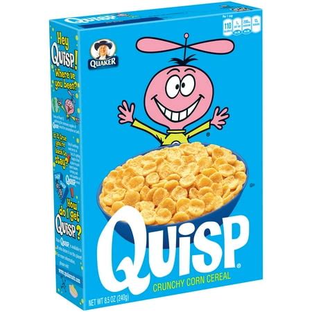 Quaker Quisp Crunchy Corn Cereal, 8.5 oz - Walmart.com