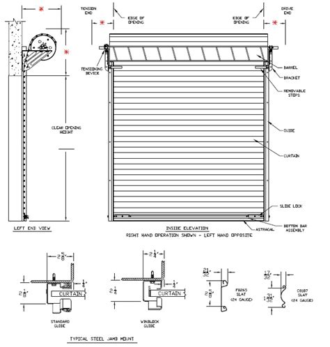 Model 2500 - Rolling Steel Commercial Garage Door Heavy Duty (Roll Up) - ALL Garage and Roll Up ...