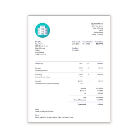 Free Invoice Templates