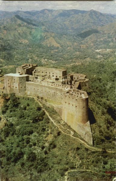 Aerial View Of Citadel Henri Christophe Haiti Caribbean Islands