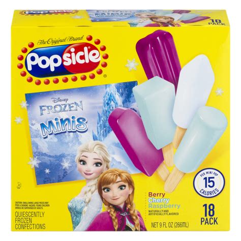 Save on Popsicle Frozen Confections Berry, Cherry, Raspberry - 18 ct ...