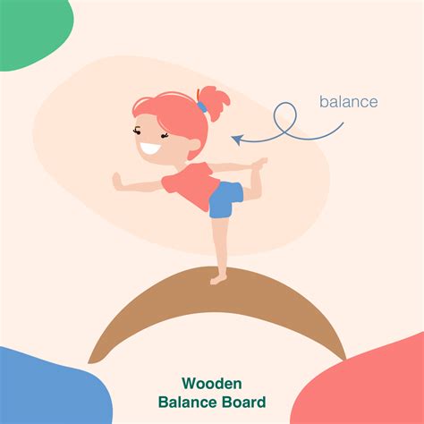 Large Wooden Balance Board (Natural Wooden Base) – Green Walnut Inc.