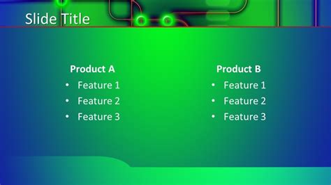 Free Green Tech PowerPoint Template - Free PowerPoint Templates