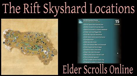 The Rift Skyshard Locations [Elder Scrolls Online] ESO - YouTube