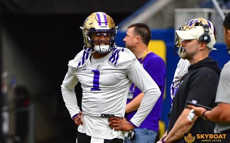 Washington Huskies 2024 CFP National Championship Saturday Practice ...