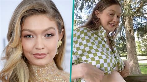 Gigi Hadid Shares Peek At Baby Bump & Explains Why She's Taking Her ...