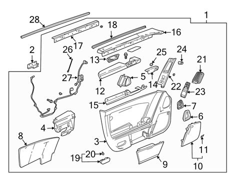 Cadillac XLR Door Interior Trim Panel. Shale, cashmere - 15259344 ...