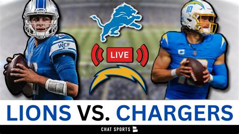 Lions vs. Chargers Live Streaming Scoreboard, Play-By-Play, Game Audio & Highlights | NFL Week ...