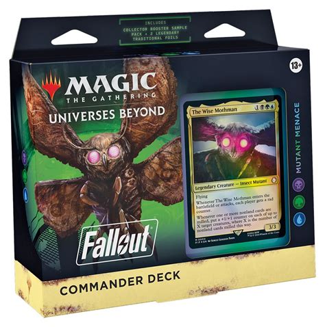 Magic The Gathering: Fallout Commander Deck - Mutant Menace | Gathering Games