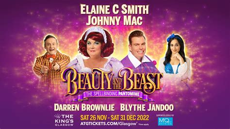 Beauty and the Beast Tickets | Glasgow Panto at King's Theatre | ATG ...