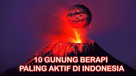 Peta Gunung Berapi Di Indonesia