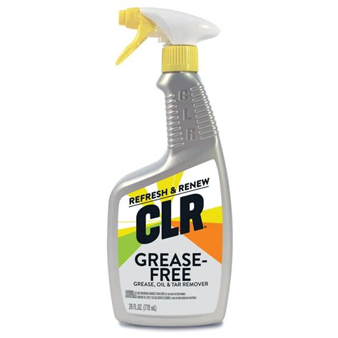 CLR Grease-Free, Industrial Strength Degreaser & Remover, 26 fl oz ...