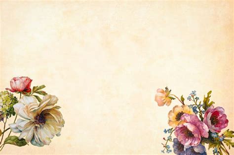 Vintage Flowers Background