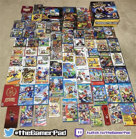 Happy MAR10 Day. Here’s my Mario Collection! : gamecollecting