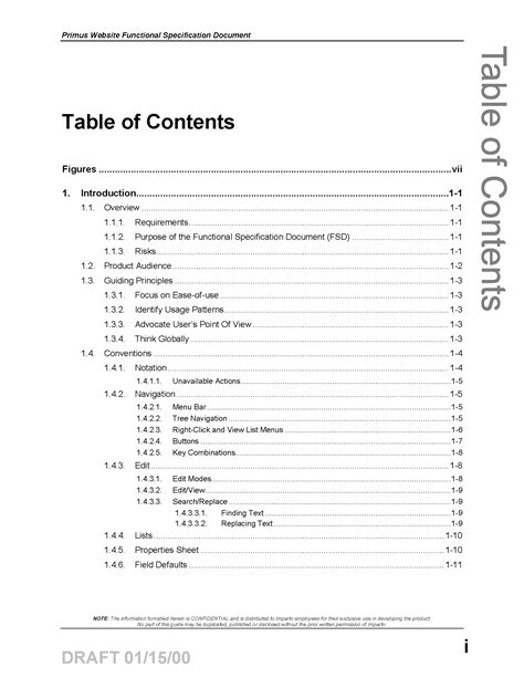 Table Of Contents Design | WOW Factor Writing