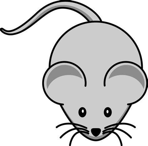 Clipart - Simple cartoon mouse