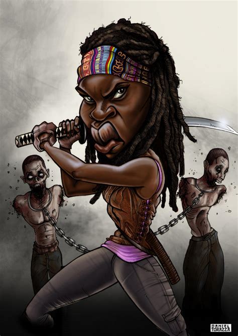 Michonne - The Walking Dead by danieltorazza on DeviantArt