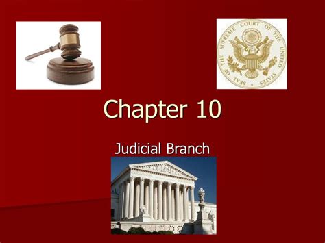 Chapter 10 Judicial Branch. - ppt download