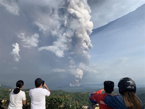 Photos Show Philippines' Taal Volcano Eruption, Thousands Forced To Evacuate