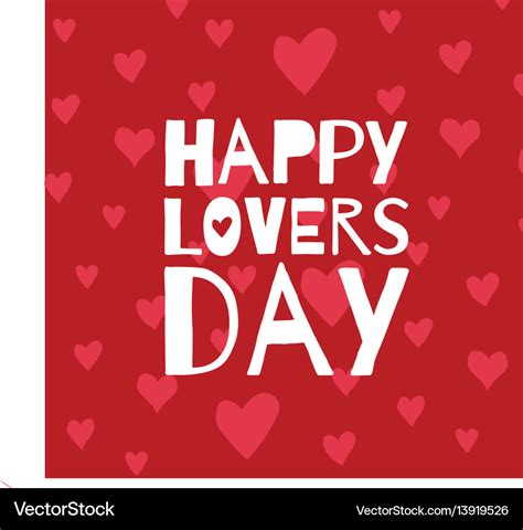 Happy lovers day Royalty Free Vector Image - VectorStock