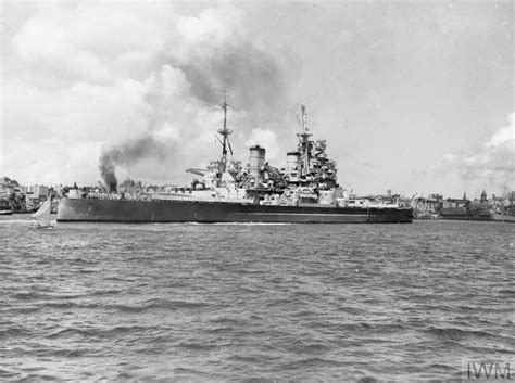 THE BATTLESHIP HMS HOWE IN NEW ZEALAND WATERS. JANUARY 1945, ON BOARD HMS HOWE, FLAGSHIP OF ...