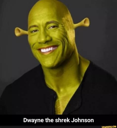 Dwayne the shrek Johnson - Dwayne the shrek Johnson - ) Crazy Funny Pictures, Funny Profile ...