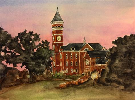 Tillman Hall Clemson University Printed on 8.5x11 | Etsy