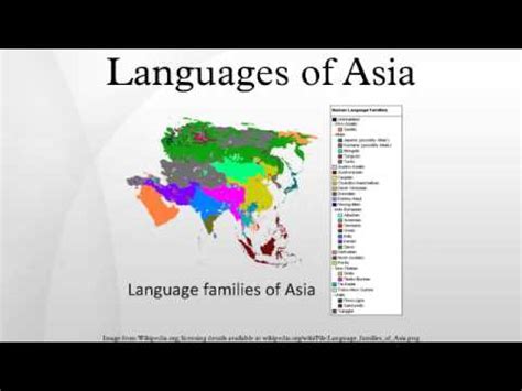 Languages of Asia - YouTube