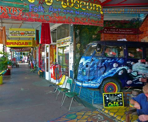 the hippy alternative town of Nimbin, in country New South Wales ...