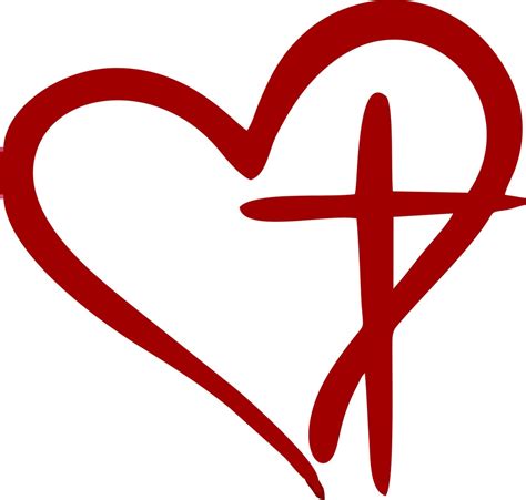 Heart and Cross - Etsy