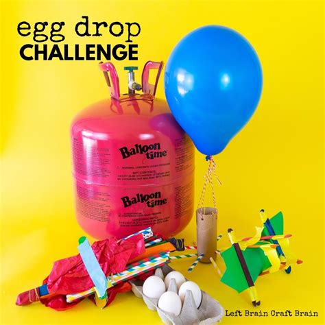 Egg Drop Challenge - Left Brain Craft Brain