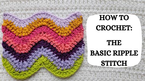 Photo Tutorial – How To Crochet: Basic Ripple Stitch! – crochetmelovely