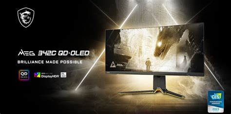 MSI unveils new 34-inch MEG 342C QD-OLED gaming monitor - Games Middle East and Africa