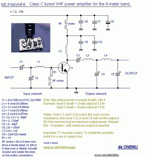 cb amplifiers schematic diagram