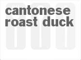 Cantonese Roast Duck Recipe | CDKitchen.com