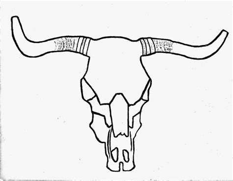 Texas Longhorn Drawing at GetDrawings | Free download