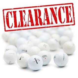 Clearance / Value Brands - Foundgolfballs.com